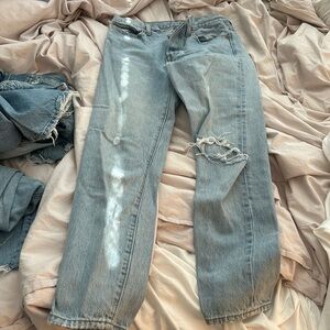 Levi jeans straight cut high waisted size 27!
